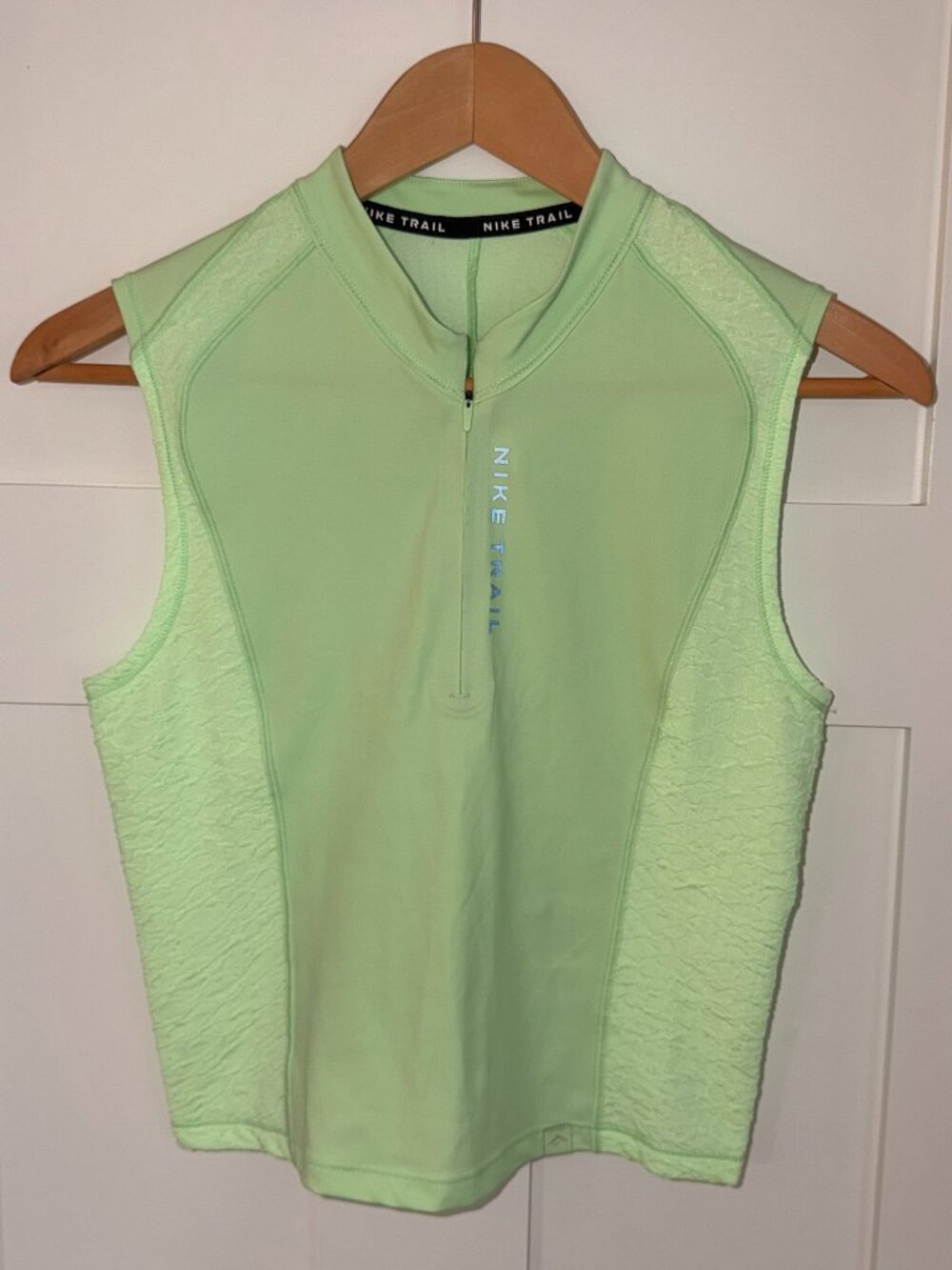 Nike Trail Running Tank, Size S, lime green